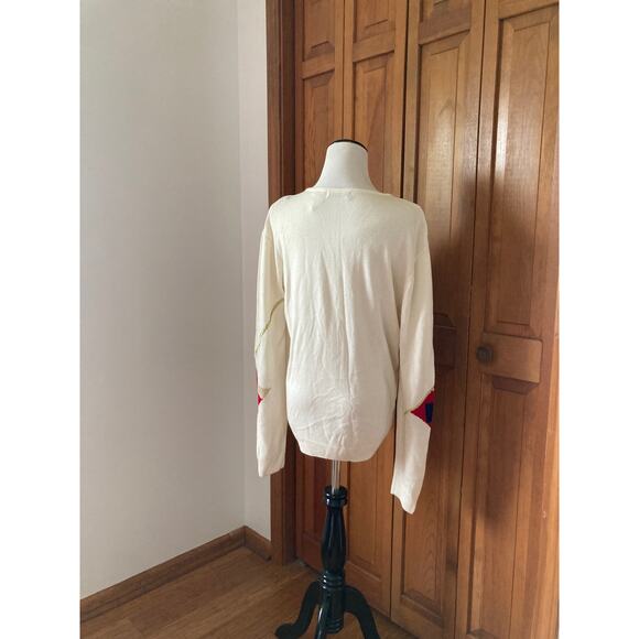 Vintage Liz  Claiborne Abstract Pullover Sweater, Size M - Picture 3 of 7